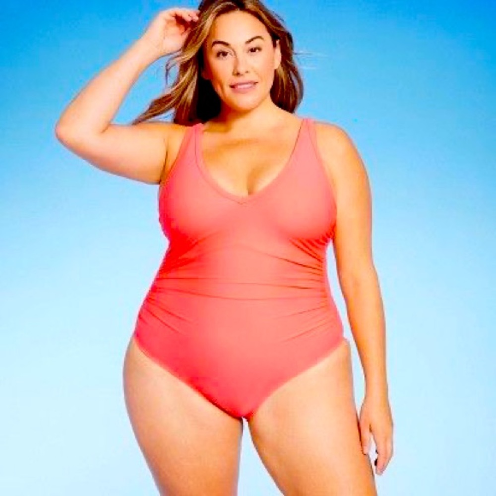 Plus Sized KONA Sol Orange One Piece - Multiple Sizes - NWT